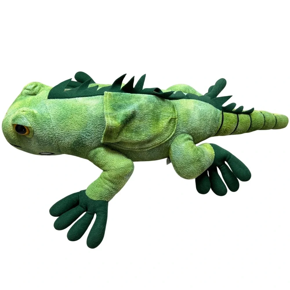 Cancun Zoo Friends Riviera Maya Green Iguana Plush Stuffed Animal Souvenir 18 In